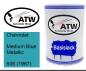 Preview: Chevrolet, Medium Blue Metallic, 506 (1967): 500ml Lackdose, von ATW Autoteile West.